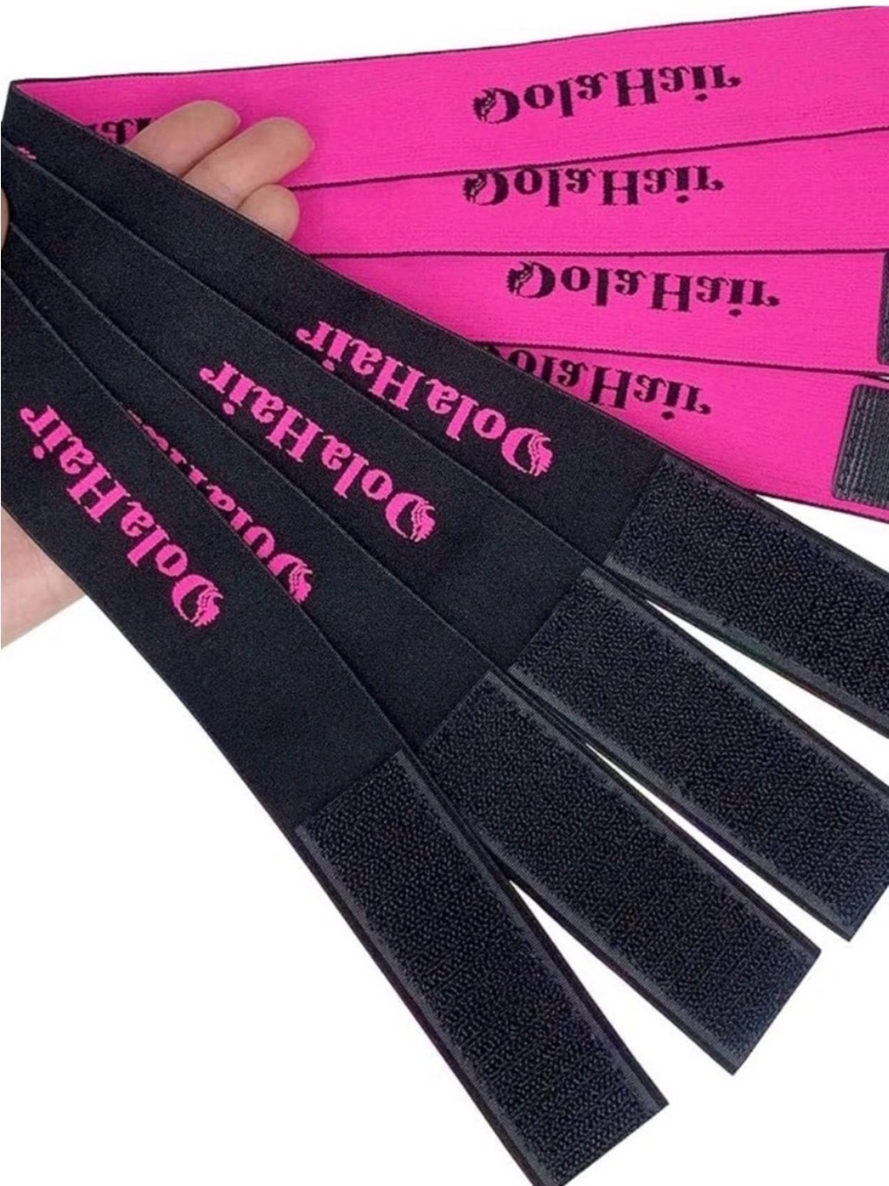 Dolahair Lace Melting Band - Elastic Edge Wrap for Wigs, 2 Bands, NWT